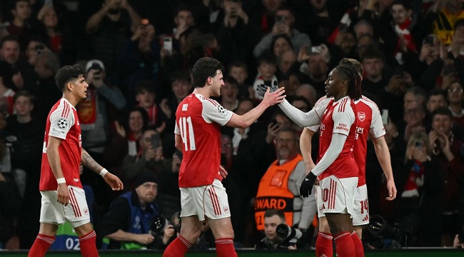 Eze Rocket Fires Arsenal Into Champions League Quarters