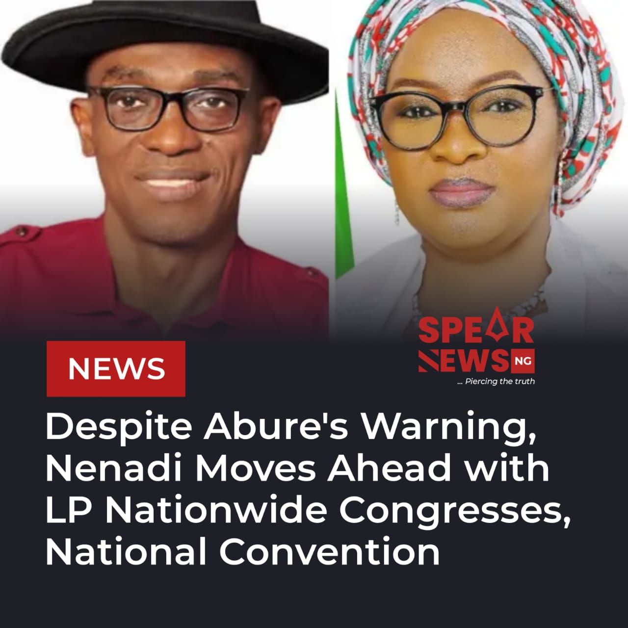 Despite Abure’s Warning, Nenadi Moves Ahead with LP Nationwide Congresses, National Convention
