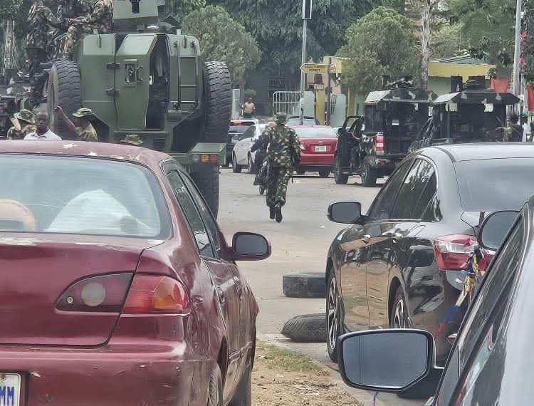 Security Tightened at INEC Headquarters as ADC Leadership Crisis Sparks Protest Threat